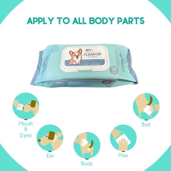 Alpha Dog Series - Natural Clean Up Grooming Wipes for Dogs - 70ct. (Pack of 3) - Picture 6 of 8